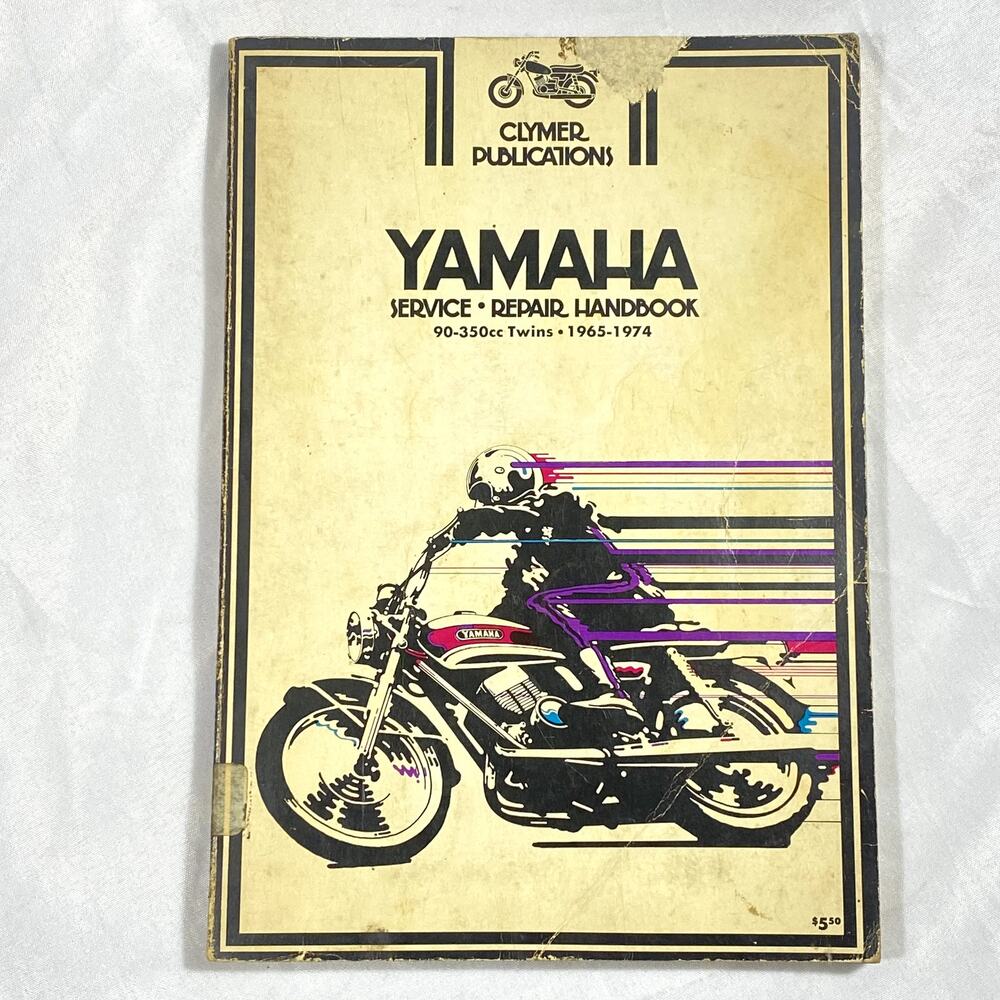 Clymer Yamaha Service Repair Handbook 90-350cc Twins 1965-1974 Shop Manual